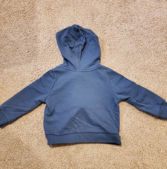 Children's Blue Hoodie with Rainbow Design - Picture 2 of 3